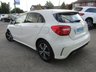 USED 2013 13 MERCEDES-BENZ A-CLASS 1.5 A180 CDI BLUEEFFICIENCY AMG SPORT 5d 109 BHP Finished in CIRRUS WHITE with contrasting FULL ALCANTARA/LEATHER trim. This A class certainly looks smart, with its slim lights and smooth body panels. There's plenty of room in the front and the back which will suit the average family. Features include, SAT NAV, &pound;20 Road Tax, Heated Half Leather trim, B/Tooth, 16" alloys, Park Sensors, Cruise Control and more. Dealer Serviced at 12194 miles, 24377 miles, 44937 miles and on arrival at 79854 miles.