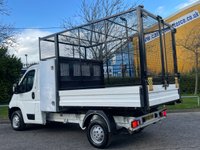 USED 2018 18 PEUGEOT BOXER 2.0 BLUE HDI 335 L2 CAGED TIPPER + TOOLBOX 130 BHP CAGED TIPPING BODY