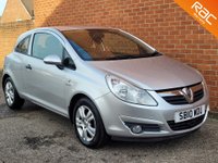 USED 2010 10 VAUXHALL CORSA 1.0 ENERGY ECOFLEX 3d 64 BHP 8 SERVICE STAMPS