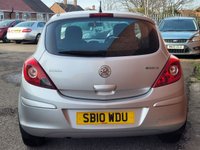 USED 2010 10 VAUXHALL CORSA 1.0 ENERGY ECOFLEX 3d 64 BHP 8 SERVICE STAMPS