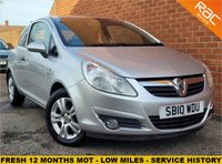 USED 2010 10 VAUXHALL CORSA 1.0 ENERGY ECOFLEX 3d 64 BHP 8 SERVICE STAMPS