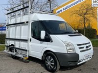USED 2012 61 FORD TRANSIT T330 Tdci 125 SWB [ GLAZIERS FRAIL RACK ] M/R P/V Glass Rack Van