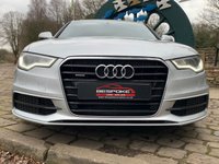 USED 2012 62 AUDI A6 3.0 TDI QUATTRO S LINE 4d 245 BHP 2012/62reg AUDI A6 3.0 TDi QUATTRO S-LINE AUTOMATIC SALOON CAR - FULL HEATED S-LINE EMBOSSED BLACK LEATHER - SATELLITE NAVIGATION - CRUISE CONTROL - 19 INCH UPGRADE ALLOYS - BOSE SURROUND SOUND