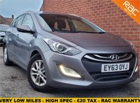 USED 2013 63 HYUNDAI I30 1.6 CRDI ACTIVE BLUE DRIVE 5d 109 BHP SERVICE HISTORY - RAC WARRANTY