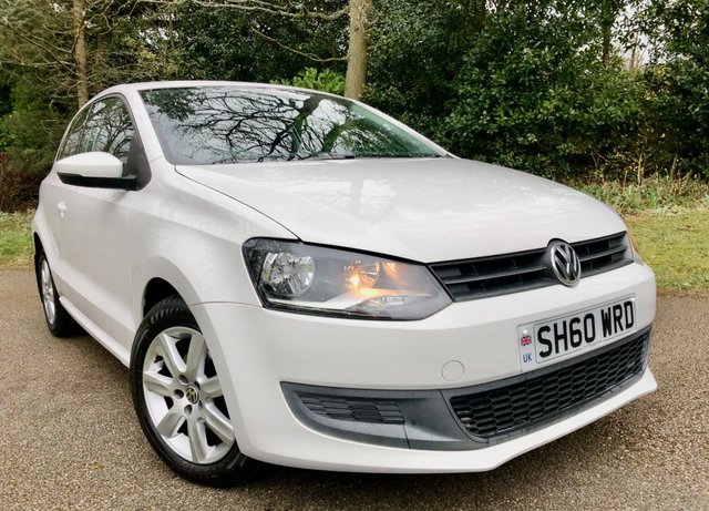 2010 60 Volkswagen Polo 1.2 SE 3d 60 BHP ONLY 64,500 MILES//ONLY 2 OWNERS//AIRCON/ALLOYS//REMOTE LOCKING//MULTI-MEDIA INPUT//GREAT SERVICE HISTORY X10 SERVICE STAMPS