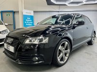 USED 2012 12 AUDI A3 2.0 TDI Black Edition Hatchback 3dr Diesel Manual Euro 5 (s/s) (140 ps) &pound;30 TAX, BOSE!, HALF LEATHER!