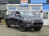 USED 2017 17 TOYOTA HI-LUX 2.4 INVINCIBLE X 4WD D-4D DCB 148 BHP Finished in DECUMA GREY  with BLACK HEATED LEATHER TRIM. This refined and rugged and very clean HI-LUX is the complete pick-up package. It is stylish, practical and capable of hauling huge loads. Features include, SAT NAV, DAB RADIO, HEATED LEATHER, POWER FOLDING MIRRORS, Side Bars, Cruise Control, Rear View Camera, B/Tooth and much more. Serviced at 18112 miles, 38169 miles, 59542 miles and on arrival at 67987 miles.