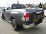 USED 2017 17 TOYOTA HI-LUX 2.4 INVINCIBLE X 4WD D-4D DCB 148 BHP Finished in DECUMA GREY  with BLACK HEATED LEATHER TRIM. This refined and rugged and very clean HI-LUX is the complete pick-up package. It is stylish, practical and capable of hauling huge loads. Features include, SAT NAV, DAB RADIO, HEATED LEATHER, POWER FOLDING MIRRORS, Side Bars, Cruise Control, Rear View Camera, B/Tooth and much more. Serviced at 18112 miles, 38169 miles, 59542 miles and on arrival at 67987 miles.
