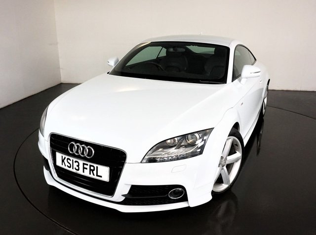 2013 13 Audi TT 1.8 TFSI S LINE 2d-2 FORMER KEEPERS-GREAT LOW MILEAGE EXAMPLE-HALF LEATHER-ALLOY WHEELS-AIR CONDITIONING
