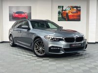 USED 2018 18 BMW 5 SERIES 2.0 520D XDRIVE M SPORT TOURING 5d 188 BHP 360 CAMERA / GESTURE CONTROL