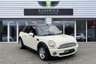 USED 2010 10 MINI CONVERTIBLE 1.6 COOPER 2d 122 BHP CREAM WHITE WITH CHOCLATE HOOD