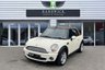 USED 2010 10 MINI CONVERTIBLE 1.6 COOPER 2d 122 BHP CREAM WHITE WITH CHOCLATE HOOD