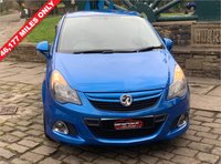 USED 2014 61 VAUXHALL CORSA 1.6 VXR 3d 189 BHP 2014/64reg VAUXHALL CORSA VXR TURBO 1.6 3DR - 1/2 LEATHER - 2 FORMER KEEPERS - 44,000 MILES ONLY - ARDEN BLUE METALLIC - SERVICE HISTORY
