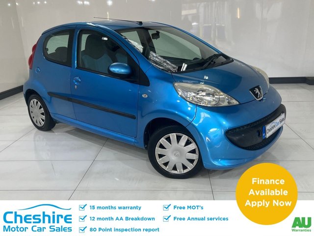 2008 08 Peugeot 107 1.0 URBAN MOVE 5d 68 BHP