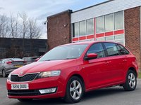 USED 2014 14 SKODA RAPID 1.2 SPACEBACK SE TSI 5d 104 BHP BLUETOOTH PHONE +   AUX +   USB +   CLIMATE CONTROL +   15 INCH ALLOYS + SPARE WHEEL +