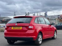 USED 2014 14 SKODA RAPID 1.2 SPACEBACK SE TSI 5d 104 BHP BLUETOOTH PHONE +   AUX +   USB +   CLIMATE CONTROL +   15 INCH ALLOYS + SPARE WHEEL +