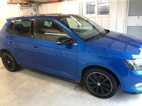 USED 2017 67 SKODA FABIA 1.0 MONTE CARLO TSI 5d 94 BHP+PANORAMIC SUNROOF+ 2 KEYS+SERVICE HISTORY+&pound;20 CAR TAX+APPLE CAR PLAY+APPS+CLIMATE+CRUISE CONTROL+PARKING SENSORS+MEDIA+PARKING SENSORS+BLUETOOTH+USB+AUX+DAB