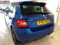 USED 2017 67 SKODA FABIA 1.0 MONTE CARLO TSI 5d 94 BHP+PANORAMIC SUNROOF+ 2 KEYS+SERVICE HISTORY+&pound;20 CAR TAX+APPLE CAR PLAY+APPS+CLIMATE+CRUISE CONTROL+PARKING SENSORS+MEDIA+PARKING SENSORS+BLUETOOTH+USB+AUX+DAB