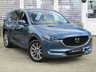 USED 2019 69 MAZDA CX-5 2.2 D SPORT NAV PLUS 5d 148 BHP Finished in ETERNAL BLUE PEARL with contrasting BLACK HEATED LEATHER trim. This Mazda really is one of the best large family cars to drive. The Mazda CX-5's smart exterior is mirrored by its well-equipped cabin. Features include, BOSE, Heads Up Display, Sat Nav, DAB Radio, B/Tooth, Heated Steering Wheel, Heated Leather, Power Boot, Park Sensors and much more. Dealer Serviced at 13424 miles, 25700 miles, 37902 miles, 50143 miles, 63368 miles, 77227 miles and at 91409 miles on 27/01/2023.