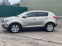 USED 2012 62 KIA SPORTAGE 2.0 CRDI KX-3 SAT NAV 5d 134 BHP PAN ROOF, HEATED LEATHER, NAV, AUTO