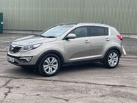 USED 2012 62 KIA SPORTAGE 2.0 CRDI KX-3 SAT NAV 5d 134 BHP PAN ROOF, HEATED LEATHER, NAV, AUTO