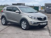 USED 2012 62 KIA SPORTAGE 2.0 CRDI KX-3 SAT NAV 5d 134 BHP PAN ROOF, HEATED LEATHER, NAV, AUTO