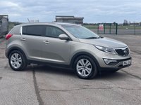 USED 2012 62 KIA SPORTAGE 2.0 CRDI KX-3 SAT NAV 5d 134 BHP PAN ROOF, HEATED LEATHER, NAV, AUTO