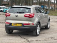 USED 2012 62 KIA SPORTAGE 2.0 CRDI KX-3 SAT NAV 5d 134 BHP PAN ROOF, HEATED LEATHER, NAV, AUTO