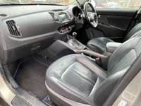 USED 2012 62 KIA SPORTAGE 2.0 CRDI KX-3 SAT NAV 5d 134 BHP PAN ROOF, HEATED LEATHER, NAV, AUTO