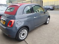 USED 2018 18 FIAT 500C 1.2 LOUNGE 3d 69 BHP Convertible