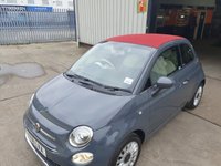 USED 2018 18 FIAT 500C 1.2 LOUNGE 3d 69 BHP Convertible