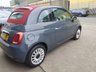 USED 2018 18 FIAT 500C 1.2 LOUNGE 3d 69 BHP Convertible