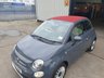 USED 2018 18 FIAT 500C 1.2 LOUNGE 3d 69 BHP Convertible
