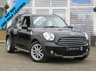 USED 2014 64 MINI COUNTRYMAN 2.0 COOPER D ALL4 5d 110 BHP Finished in ABSOLUTE BLACK with contrasting BLACK trim. This 4x4 Mini is a quirky, economical and fun SUV, packed with great specification. It offers all the practicality of a family hatch, plus the fun of a MINI, combined with the promise of all-weather traction. Features include Sat Nav, Heated Seats, Dab Radio, B/Tooth, Cruise and Climate. Dealer serviced at 16560 miles, 29164 miles, 35129 miles, 42397 miles, 53861 miles and at 59677 miles (Which included New Timing Chain). Comes with 2 keys.