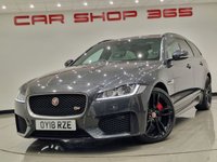 USED 2018 18 JAGUAR XF 3.0 D V6 S (300 PS) SPORTBRAKE AUTO ( EURO 6 ) S/S 5DR + PRO NAV + MERIDIAN + PANORAMIC ROOF + E/M/HEATED 2 TONE LEATHERS + BLUETOOTH + MULTIMEDIA + CRUISE + AMBIENCE + L.E.D.S + R/CAMERA + F/R PARK + PRIVACY + 20S + E/BOOT 20S+PAN ROOF+LEDS+PRIVACY+2 TONE LEATHER+NAV+CRUISE