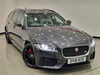 USED 2018 18 JAGUAR XF 3.0 D V6 S (300 PS) SPORTBRAKE AUTO ( EURO 6 ) S/S 5DR + PRO NAV + MERIDIAN + PANORAMIC ROOF + E/M/HEATED 2 TONE LEATHERS + BLUETOOTH + MULTIMEDIA + CRUISE + AMBIENCE + L.E.D.S + R/CAMERA + F/R PARK + PRIVACY + 20S + E/BOOT 20S+PAN ROOF+LEDS+PRIVACY+2 TONE LEATHER+NAV+CRUISE