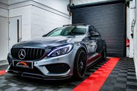 USED 2017 67 MERCEDES-BENZ C-CLASS 2.1 C 220 D AMG LINE PREMIUM PLUS 4d 170 BHP REV CAM + BURMESTER+ REV CAM