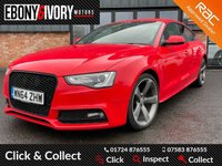 USED 2014 64 AUDI A5 2.0 SPORTBACK TDI QUATTRO BLACK EDITION S/S 5d 175 BHP FULLY SERVICED + 1 YEAR MOT