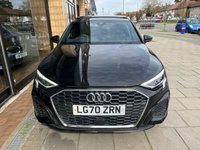USED 2020 70 AUDI A3 2.0 SPORTBACK TDI S LINE 5d 148 BHP COMFORT + SOUND PACK | VIRTUAL CP