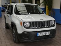 USED 2017 67 JEEP RENEGADE 1.6 SPORT 5d 108 BHP CAZ & ULEZ EXEMPT 1 OWNER 6 MONTHS GOLD WARRANTY