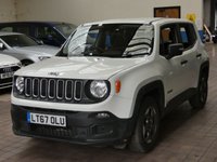 USED 2017 67 JEEP RENEGADE 1.6 SPORT 5d 108 BHP CAZ & ULEZ EXEMPT 1 OWNER 6 MONTHS GOLD WARRANTY