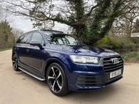USED 2019 19 AUDI Q7 3.0 TDI QUATTRO BLACK EDITION MHEV 5d 282 BHP ZERO DEPOSIT FINANCE AVAILABLE