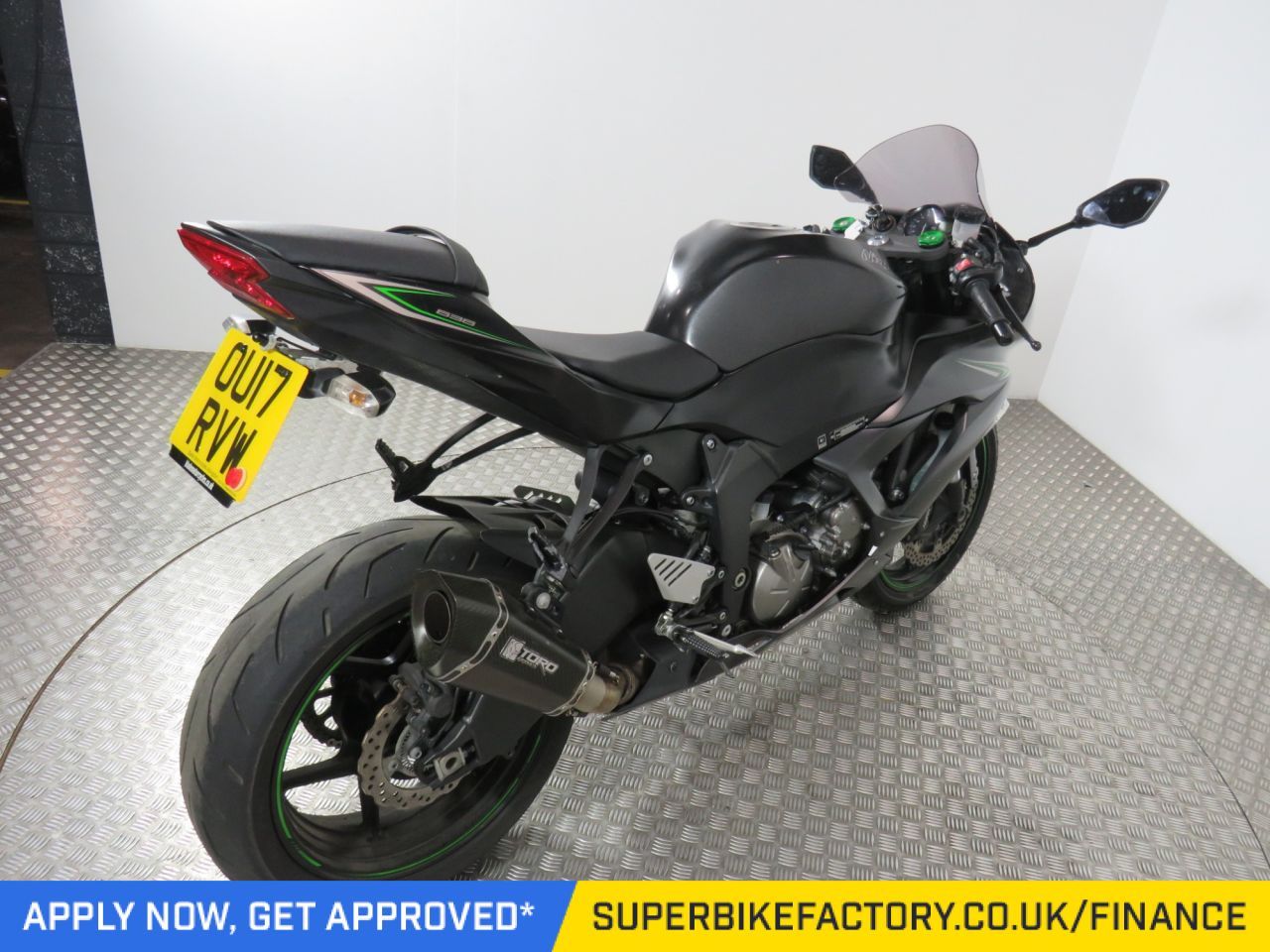 2017 KAWASAKI ZX-6R GREY with 9268 miles - Used Motorbikes