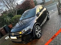 USED 2013 63 VOLKSWAGEN TOUAREG 3.0 V6 R-LINE TDI BLUEMOTION TECHNOLOGY 5d 242 BHP PAN ROOF-STANAV-20in DIAMOND CUT