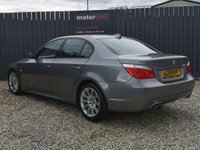 USED 2009 09 BMW 5 SERIES 2.0 520D M SPORT BUSINESS EDITION 4d 175 BHP BLUEOOTH + HEATED FRONT SEATS + BMW BUSINESS NAVIGATION + AUTOMATIC AIR CONDITIONING + DAKOTA LEATHER + RADIO + CD + AUX + USB AND SO MUCH MORE!