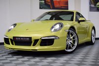 USED 2014 T PORSCHE 911 3.8 CARRERA S PDK 2d 400 BHP PTS PERIDOT GREEN / AERO KIT