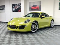 USED 2014 T PORSCHE 911 3.8 CARRERA S PDK 2d 400 BHP PTS PERIDOT GREEN / AERO KIT