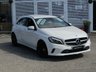 USED 2017 17 MERCEDES-BENZ A-CLASS 1.5 A 180 D SPORT PREMIUM 5d 107 BHP Finished in POLAR WHITE with contrasting FULL LEATHER HEATED Trim. This Low mileage A class certainly looks smart, with its slim lights and smooth body panels. There's plenty of room in the front and the back which will be great for the average family. Features include Full Heated leather , Alloys, Sat Nav, Reversing Camera, B/Tooth, Cruise control and much more. Mercedes Dealer Serviced at 13026 miles, 17477 miles, and on arrival at 38166 miles.