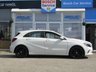 USED 2017 17 MERCEDES-BENZ A-CLASS 1.5 A 180 D SPORT PREMIUM 5d 107 BHP Finished in POLAR WHITE with contrasting FULL LEATHER HEATED Trim. This Low mileage A class certainly looks smart, with its slim lights and smooth body panels. There's plenty of room in the front and the back which will be great for the average family. Features include Full Heated leather , Alloys, Sat Nav, Reversing Camera, B/Tooth, Cruise control and much more. Mercedes Dealer Serviced at 13026 miles, 17477 miles, and on arrival at 38166 miles.