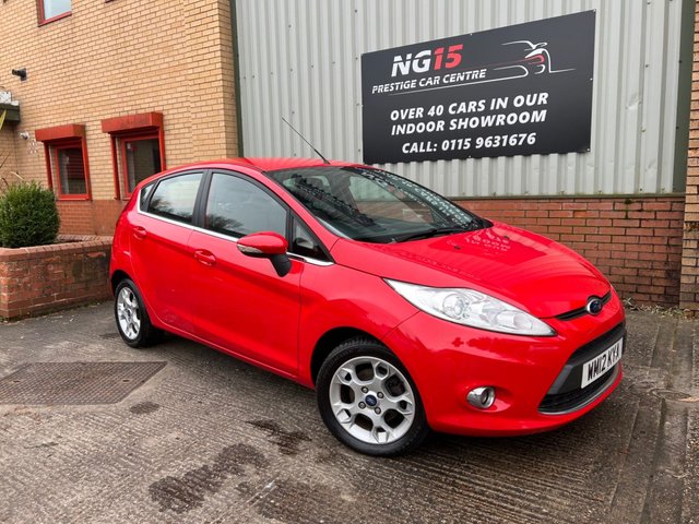2012 12 Ford Fiesta 1.2 ZETEC 5d 81 BHP